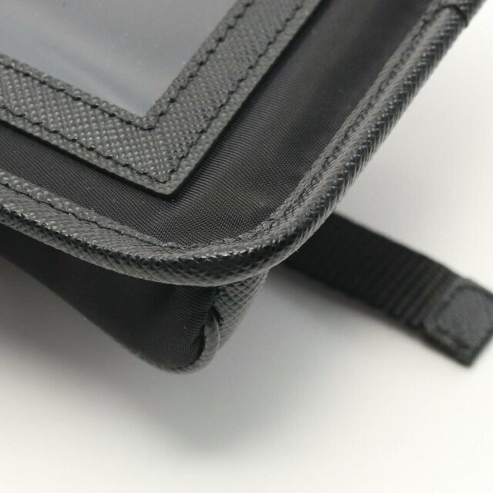 Prada TESSUTO SAFFIANO Shoulder Bag Saffiano Leather Black - Picture 5 of 6